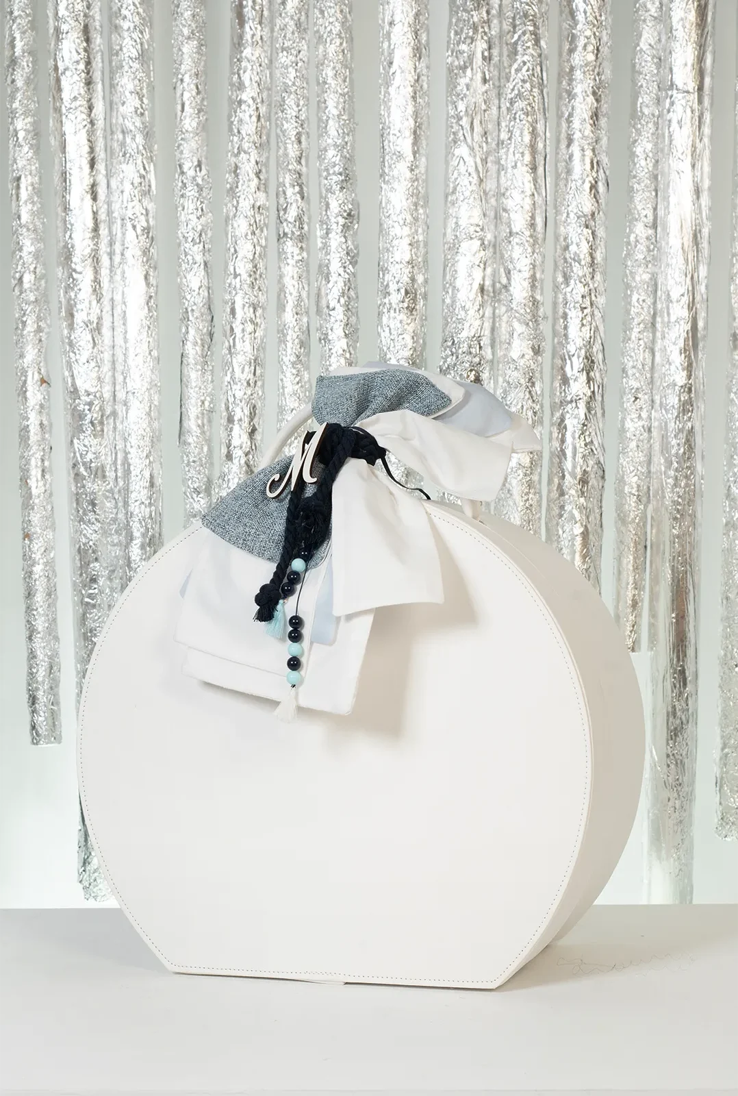 CHRISTENING LEATHERETTE BOX B14051